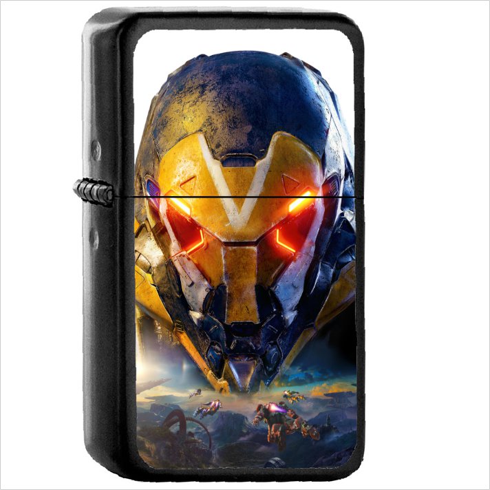 Video Game Anthem Oil Windproof Black Lighter Briquet Encendedor L3281