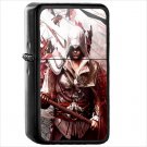 Video Game Assassin's Creed II Oil Windproof Black Lighter Briquet Encendedor L3205