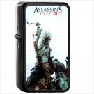 Video Game Assassin's Creed III Oil Windproof Black Lighter Briquet Encendedor L2331