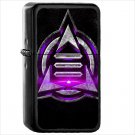 Video Game Asteria Oil Windproof Black Lighter Briquet Encendedor L2545