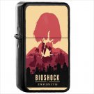 Video Game Bioshock Infinite Oil Windproof Black Lighter Briquet Encendedor L2209