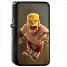 Video Game Clash of Clans Oil Windproof Black Lighter Briquet Encendedor L3396