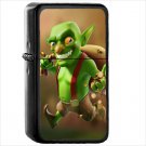 Video Game Clash of Clans Oil Windproof Black Lighter Briquet Encendedor L3397