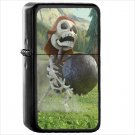 Video Game Clash of Clans Oil Windproof Black Lighter Briquet Encendedor L3401