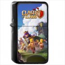 Video Game Clash of Clans Oil Windproof Black Lighter Briquet Encendedor L3408