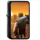 Video Game Clash of Clans Oil Windproof Black Lighter Briquet Encendedor L3412