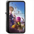 Video Game Clash of Clans Oil Windproof Black Lighter Briquet Encendedor L3413