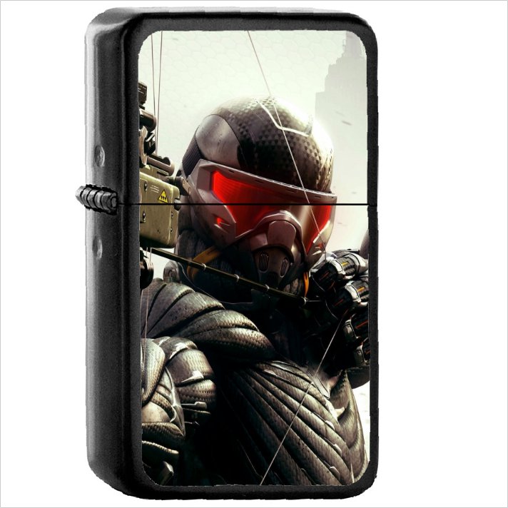 Video Game Crysis 3 Crysis Oil Windproof Black Lighter Briquet Encendedor L1068