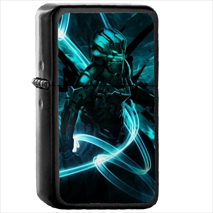 Video Game Dead Space Oil Windproof Black Lighter Briquet Encendedor L791