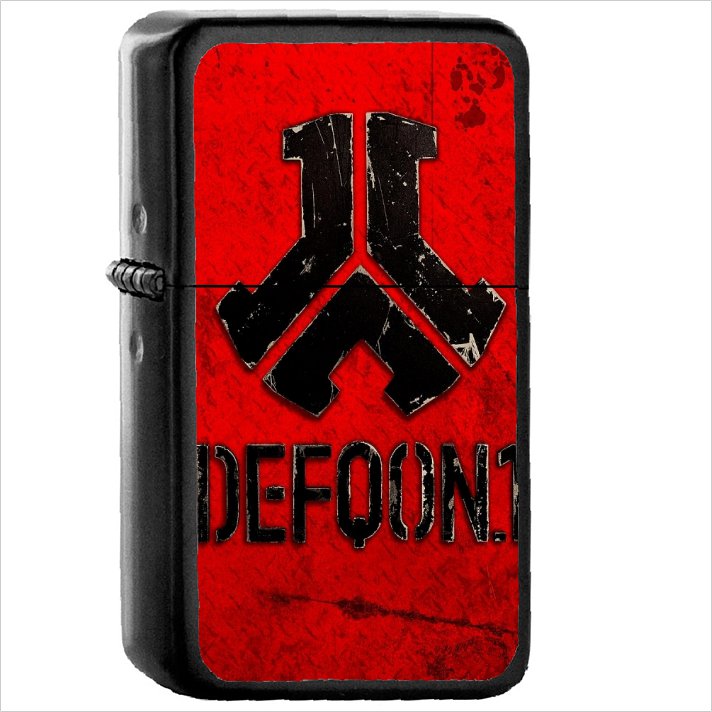 Video Game Defcon Oil Windproof Black Lighter Briquet Encendedor L819
