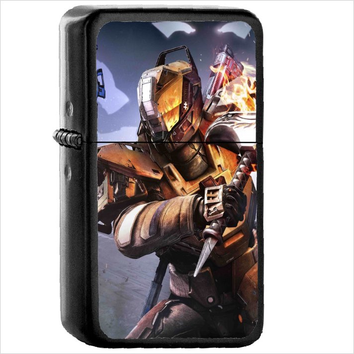 Video Game Destiny Oil Windproof Black Lighter Briquet Encendedor L1497