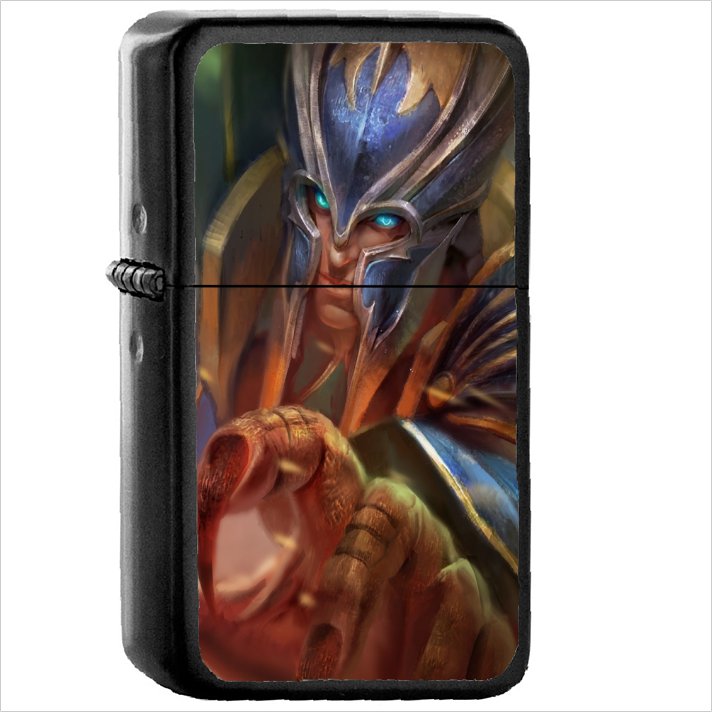 Video Game DotA 2 Oil Windproof Black Lighter Briquet Encendedor L721