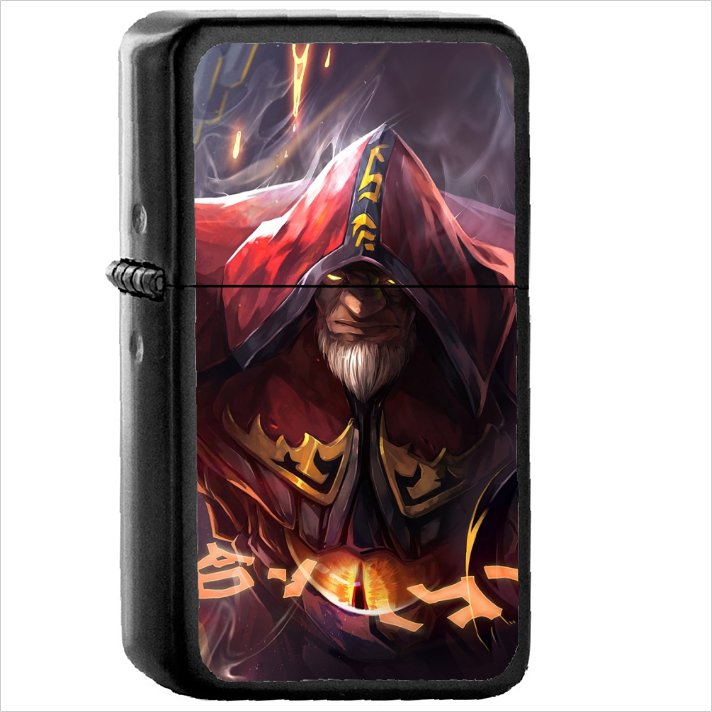 Video Game DotA 2 Dota Oil Windproof Black Lighter Briquet Encendedor L1892
