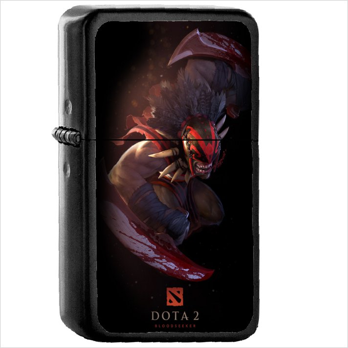 Video Game DotA 2 Dota Oil Windproof Black Lighter Briquet Encendedor L2709