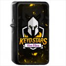 Video Game eSports Oil Windproof Black Lighter Briquet Encendedor L2146
