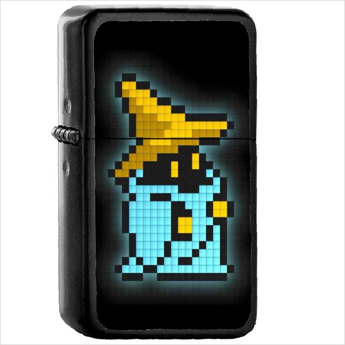 Video Game Final Fantasy Oil Windproof Black Lighter Briquet Encendedor L839
