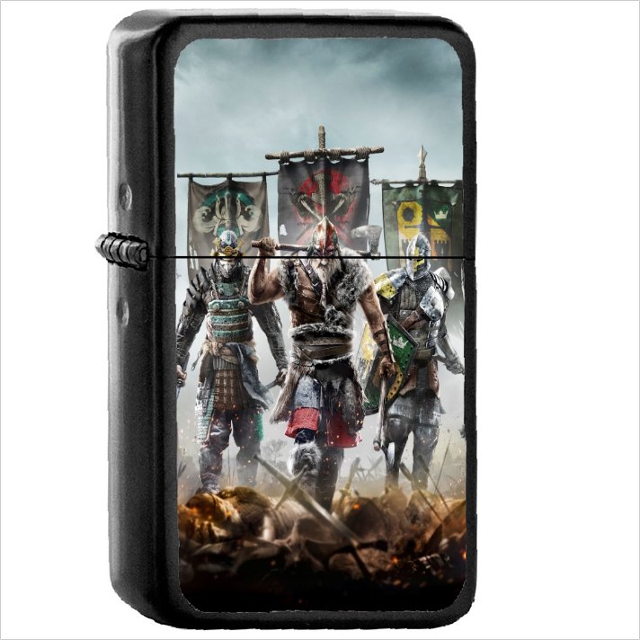 Video Game For Honor Oil Windproof Black Lighter Briquet Encendedor L1160