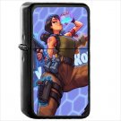 Video Game Fortnite Oil Windproof Black Lighter Briquet Encendedor L3489