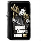 Video Game Grand Theft Auto III 3 Oil Windproof Black Lighter Briquet Encendedor L3234