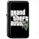Video Game Grand Theft Auto V 5 Oil Windproof Black Lighter Briquet Encendedor L3235