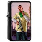 Video Game Grand Theft Auto V 5 Oil Windproof Black Lighter Briquet Encendedor L3363