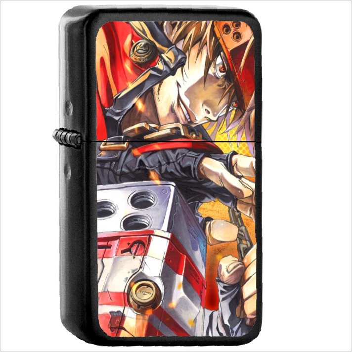 Video Game Guilty Gear Oil Windproof Black Lighter Briquet Encendedor L3529