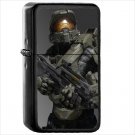 Video Game Halo 4 Halo Oil Windproof Black Lighter Briquet Encendedor L2216