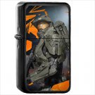 Video Game Halo 4 Halo Oil Windproof Black Lighter Briquet Encendedor L2217
