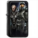 Video Game Halo 4 Halo Oil Windproof Black Lighter Briquet Encendedor L2218