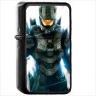 Video Game Halo Oil Windproof Black Lighter Briquet Encendedor L1759