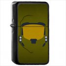 Video Game Halo Oil Windproof Black Lighter Briquet Encendedor L2590