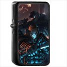 Video Game Halo Oil Windproof Black Lighter Briquet Encendedor L3085