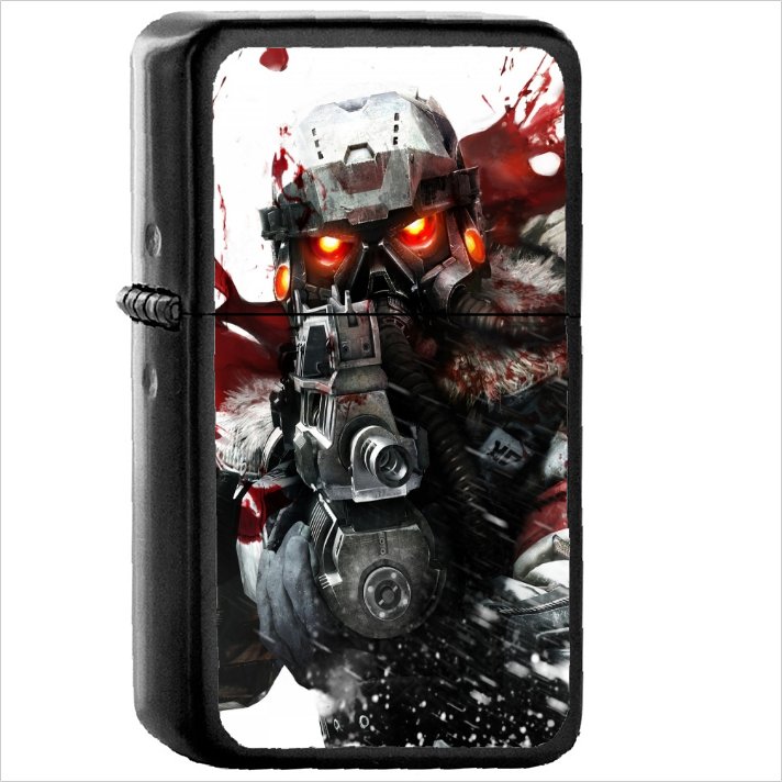 Video Game Killzone 3 Oil Windproof Black Lighter Briquet Encendedor L2401