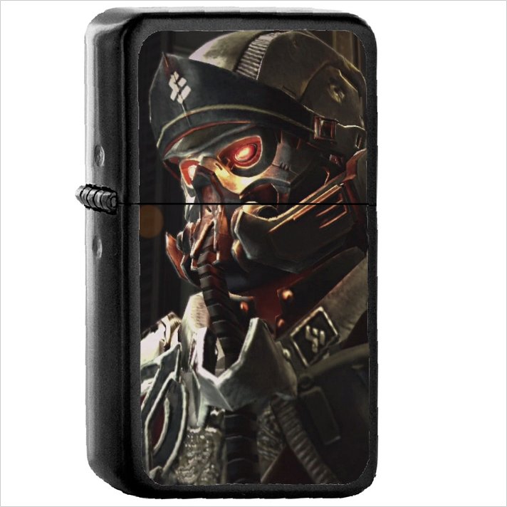 Video Game Killzone Oil Windproof Black Lighter Briquet Encendedor L2906
