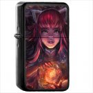 Video Game League Of Legends Oil Windproof Black Lighter Briquet Encendedor L1436