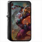 Video Game League Of Legends Oil Windproof Black Lighter Briquet Encendedor L1827