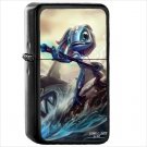 Video Game League Of Legends Oil Windproof Black Lighter Briquet Encendedor L2066