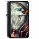 Video Game League Of Legends Oil Windproof Black Lighter Briquet Encendedor L2110