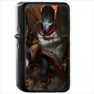 Video Game League Of Legends Oil Windproof Black Lighter Briquet Encendedor L2188