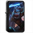 Video Game League Of Legends Oil Windproof Black Lighter Briquet Encendedor L2245