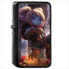 Video Game League Of Legends Oil Windproof Black Lighter Briquet Encendedor L2276
