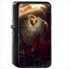 Video Game League Of Legends Oil Windproof Black Lighter Briquet Encendedor L2282