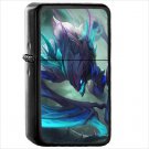 Video Game League Of Legends Oil Windproof Black Lighter Briquet Encendedor L2418