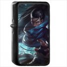 Video Game League Of Legends Oil Windproof Black Lighter Briquet Encendedor L2651
