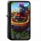 Video Game League Of Legends Oil Windproof Black Lighter Briquet Encendedor L2810