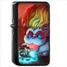 Video Game League Of Legends Oil Windproof Black Lighter Briquet Encendedor L2909