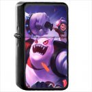 Video Game League Of Legends Oil Windproof Black Lighter Briquet Encendedor L3250