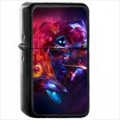 Video Game League Of Legends Oil Windproof Black Lighter Briquet Encendedor L3451