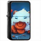Video Game League Of Legends Oil Windproof Black Lighter Briquet Encendedor L3549