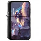 Video Game League Of Legends Oil Windproof Black Lighter Briquet Encendedor L3593